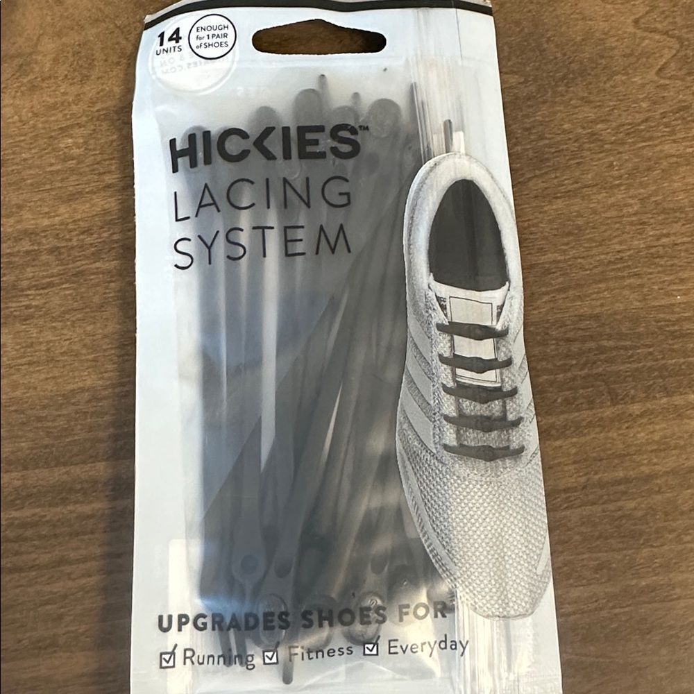 NEW Hickies Lacing System | Shoelace Replacement | Black | Sneakers | Fitness